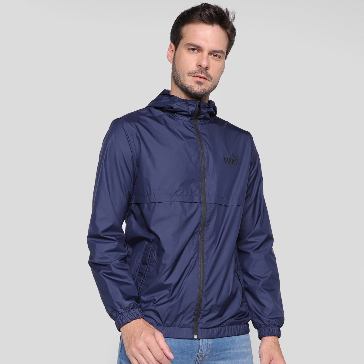 Jaqueta Corta Vento Puma Essentials Solid Masculina
