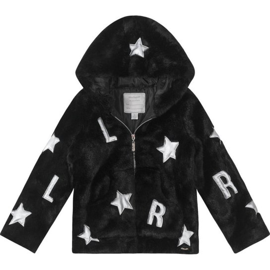 Jaqueta Infantil Lilica Ripilica Feminina - Preto
