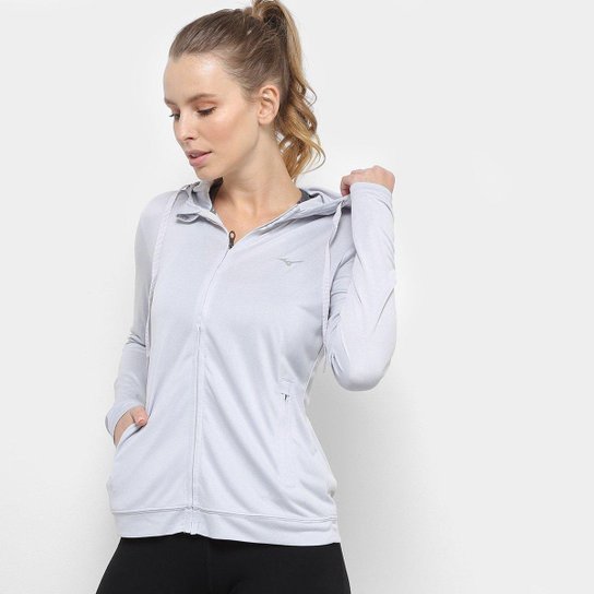Jaqueta Mizuno Selene Feminina - Cinza Claro