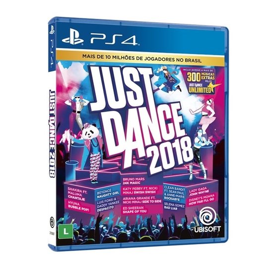 Jogo Just Dance 2018 - Ps4 - Incolor