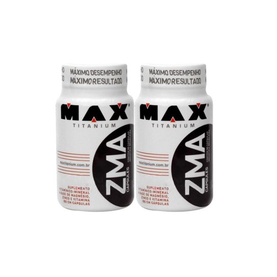 Kit 2 ZMA 90 cápsulas - Max Titanium -