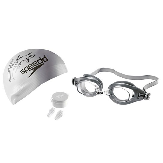 Kit 3 Em 1 Speedo Swim 2.0 - Prata