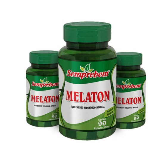 Kit 3x Melaton SempreBom 90 Cápsulas -