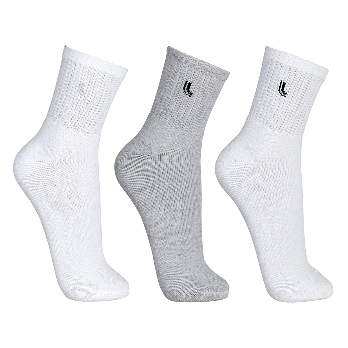 Kit Meia Cano Médio Lupo Masculina 3 Pares