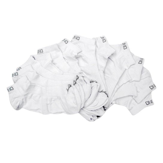 Kit Meia Mizuno Cano Baixo Soul – Pacote com 6 pares Feminina - Branco