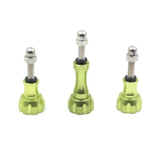 Kit Parafuso em Alumínio GoPro - Verde