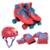 Kit Patins c/ Proteção e Capacete Mulher Maravilha Tam 28/29