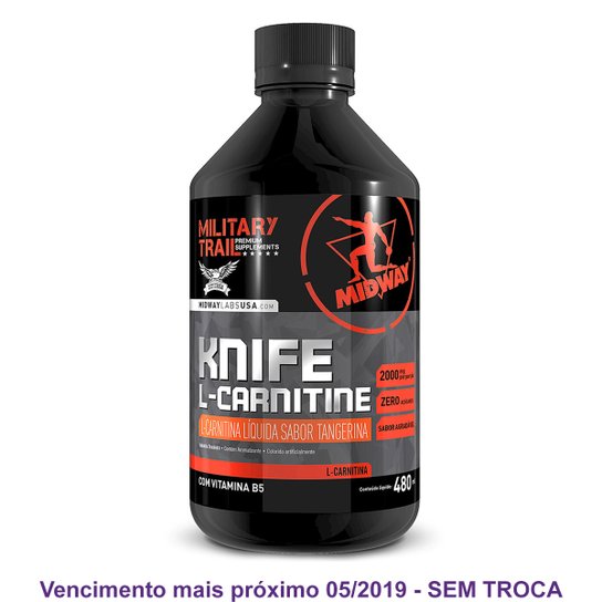 L-Carnitina Knife 2000mg Military Trail 480mL -