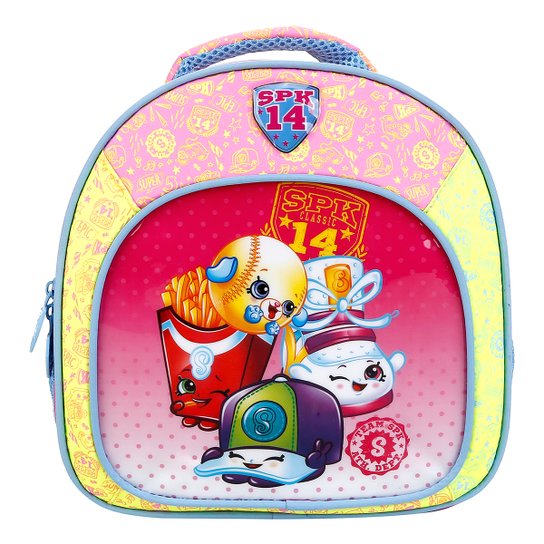 Lancheira Infantil Escolar Shopping Squad - Rosa