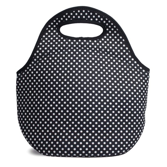Lancheira Térmica Tritengo em Neoprene - Poá - Preto