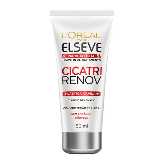 Leave In Reparador L'Oréal Paris Elseve Cicatri Renov 50ml - Incolor