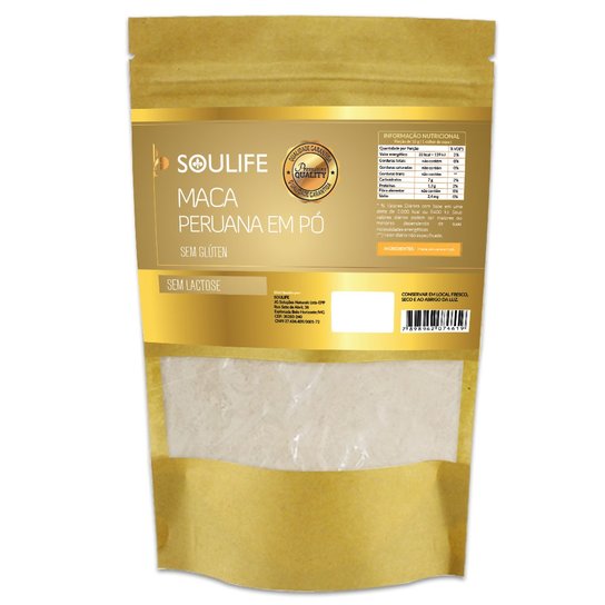 Maca Peruana em Pó 500g - Soulife - Incolor
