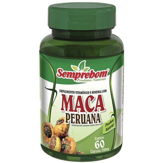 Maca Peruana - Semprebom - 60 caps - 500 mg -