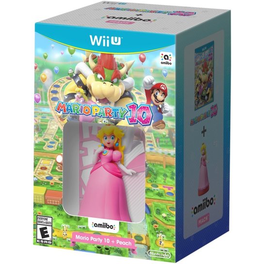 Mario Party 10 + Amiibo Peach - Wii U - Incolor