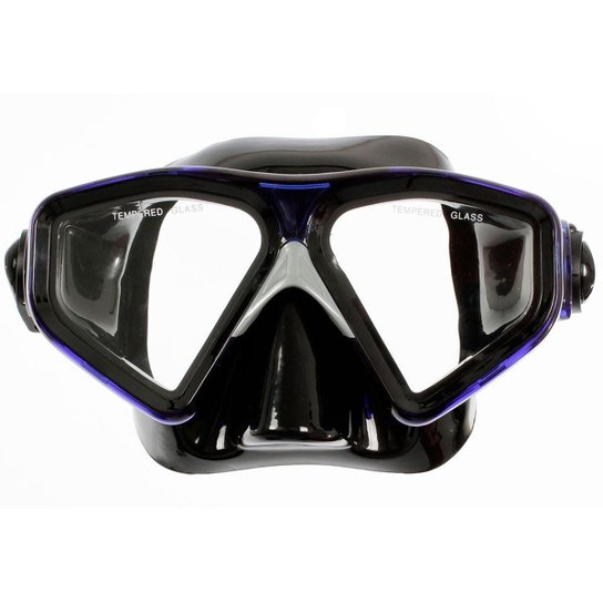 MÁSCARA DE MERGULHO CETUS NEW PARMA FUN - Preto+Azul