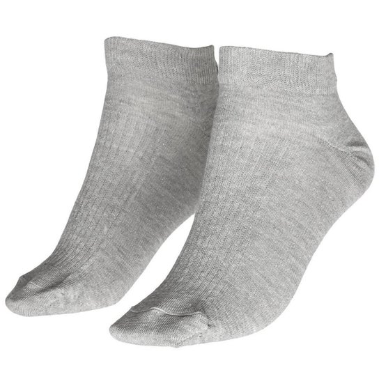 Meia Asics Cano Baixo Invisible Sports - Cinza