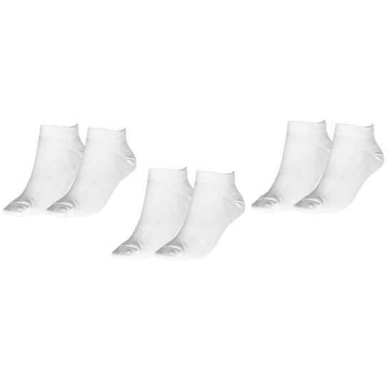 Meia Asics Cano Baixo Invisible Sports - Branco