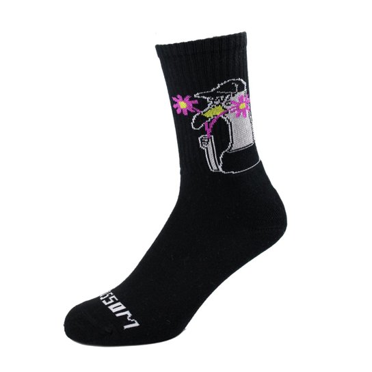 Meia Collab Atai x Blossom Flamingo - Preto