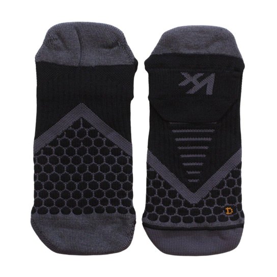 Meia De Running Kanxa - Preto+Cinza