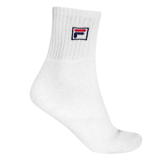 Meia Fila Cano Médio Classic - Branco