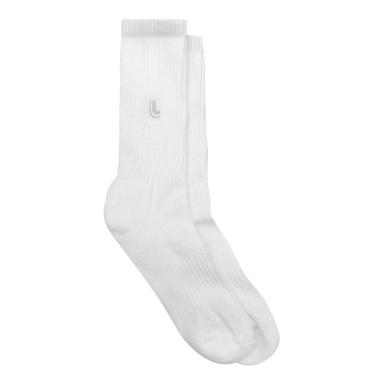 Meia Lupo Au Performance Cano Alto - Branco+Preto
