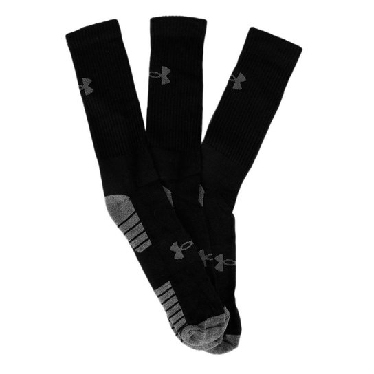 Meia Under Armour Heatgear Tech Crew - Preto