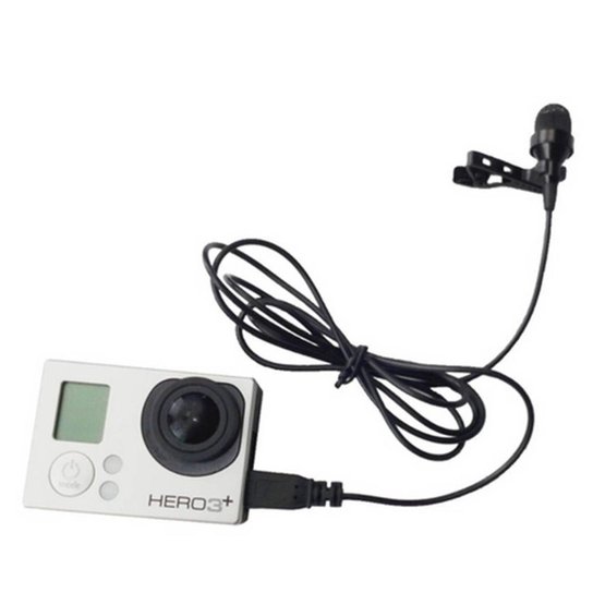 Microfone para GoPro Hero 3,3+,4 - Preto