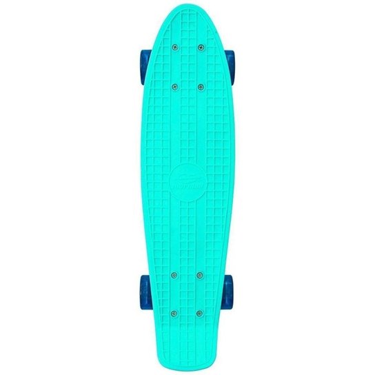 Mini Skate Cruiser Longboard Rodas Truck Abec-7 Surf Mormaii - Azul