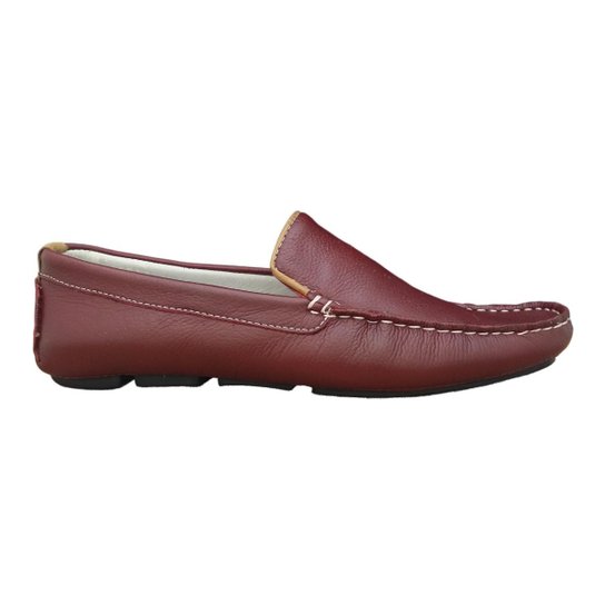Mocassim Sartre Driver Roma - Vermelho