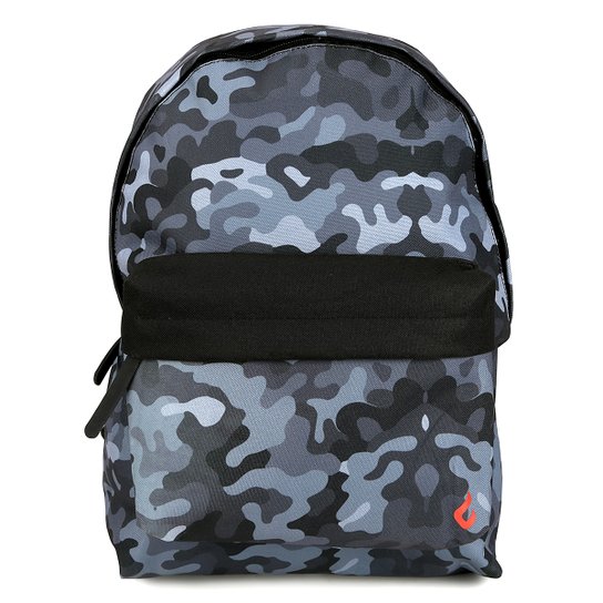 Mochila Burn Camo I - Marinho+Preto