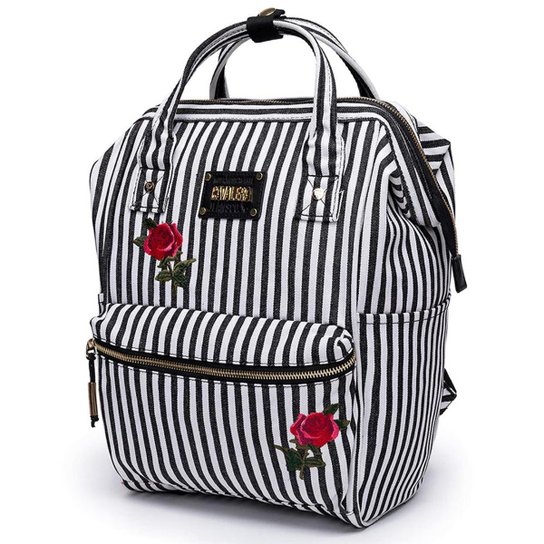 Mochila Cavalera Belly - Preto+Branco