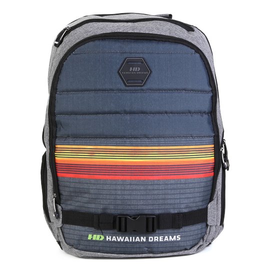 Mochila HD Listras Relevo - Cinza
