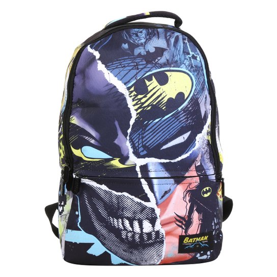 Mochila Infantil Escolar Batman T3 - Preto