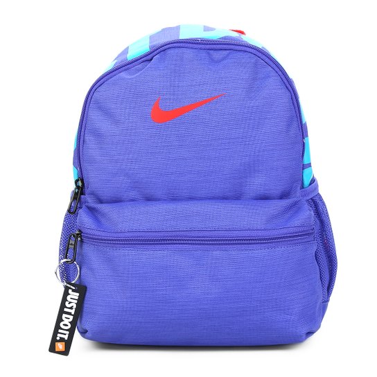 Mochila Infantil Nike Brasília Just do It - Roxo+Azul