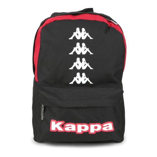 Mochila Kappa Win 17 - Preto+Vermelho