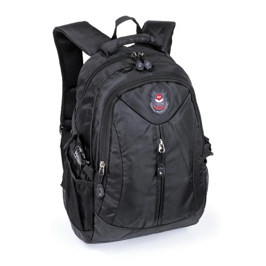 Mochila para Notebook LS Bolsas divisão frontal 3 bolsos - Preto