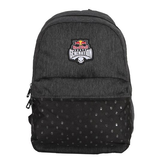 MOCHILA RED BULL SKULL BOTT PRETO - Preto
