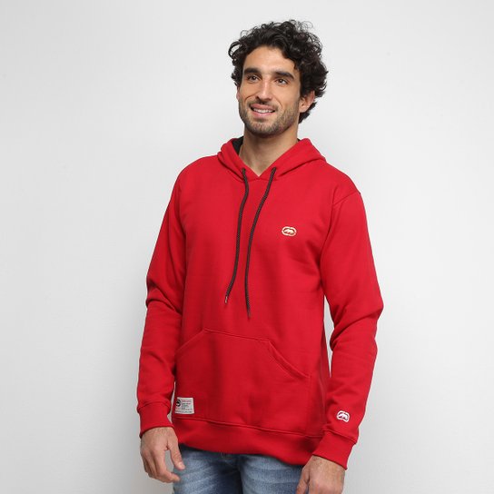 Moletom Ecko Basic C/ Capuz Masculino - Vermelho
