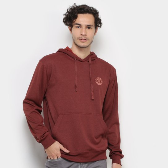 Moletom Element Blast Canguru Masculino - Vinho