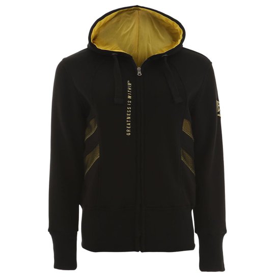 Moletom Everlast Aberto Feminino - Preto