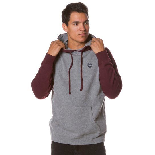 Moletom Fechado Blanks Co Ind40 Blanks - Vinho