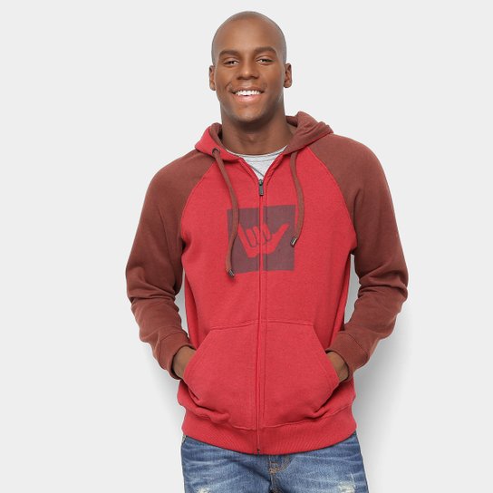 Moletom Hang Loose Logo Masculino - Vermelho