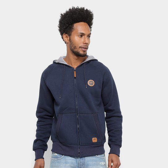 Moletom HD Heritage Masculino - Azul Navy