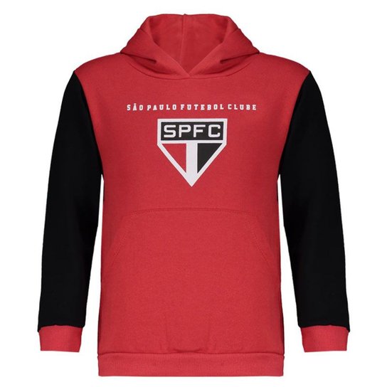 Moletom Infantil São Paulo Jack Masculino - Vermelho