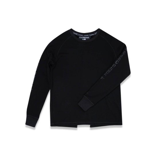 Moletom New Era Feminino Careca A La Garconne Masculino - Preto