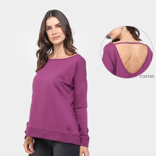 Moletom Rainha Confort Feminino - Violeta