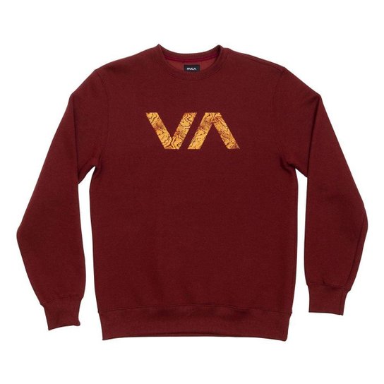 Moletom RVCA VA Halston Masculino - Vinho