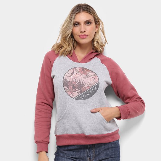 Moletom Tricats Reglan Det Riviera - Vermelho