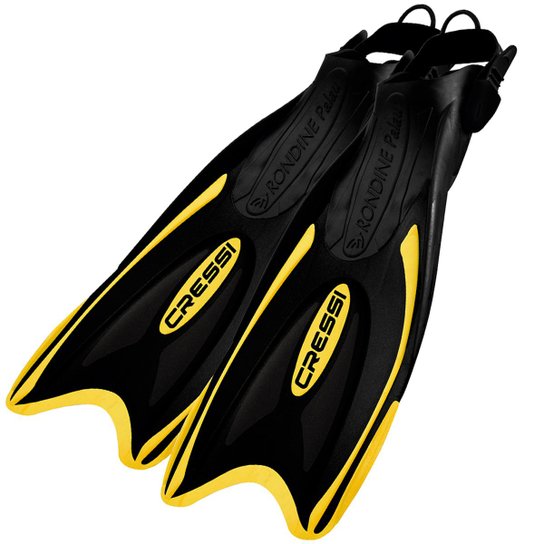 Nadadeira Cressi Palau Laf-Y - Preto+Amarelo