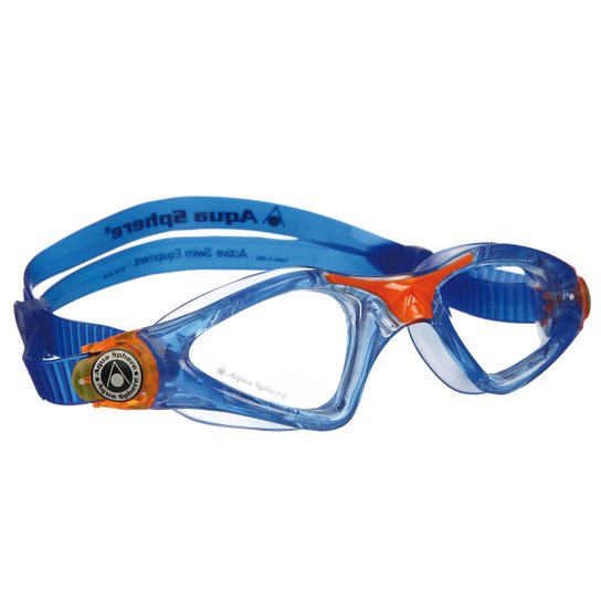 Óculos Aqua Sphere Kayenne Infantil - Azul+Laranja